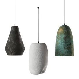 Wabi sabi lamps